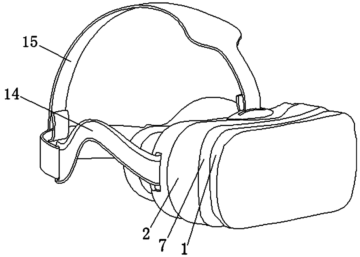 VR glasses with good experience effect