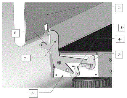 Upright locking mechanism