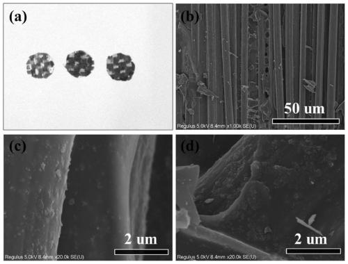 Self-supporting sodium ion battery negative electrode material based on 3D printing and preparation method thereof