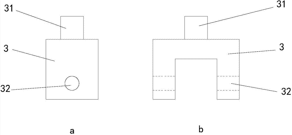 Test device and test method for measuring mechanical properties of lap joint samples