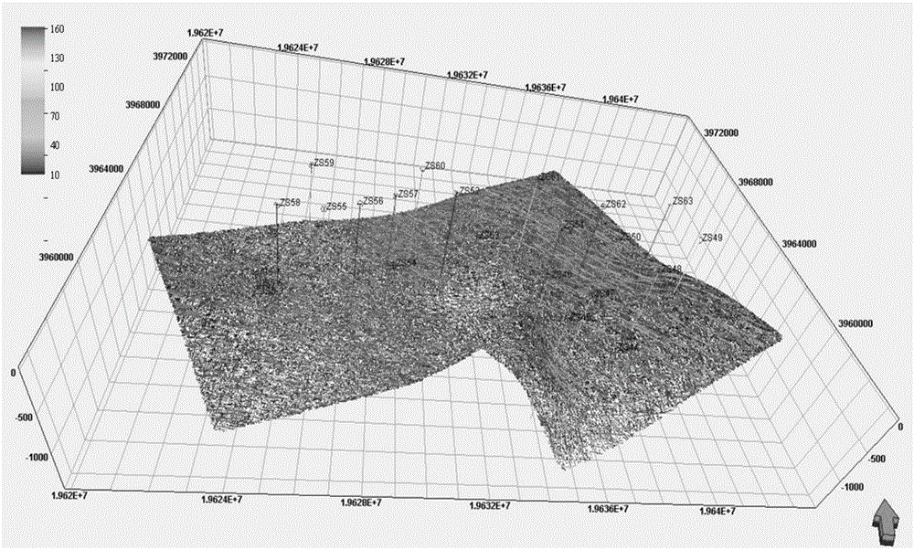 Multi-scale crack model of compact low-penetration reservoir and modeling method of model