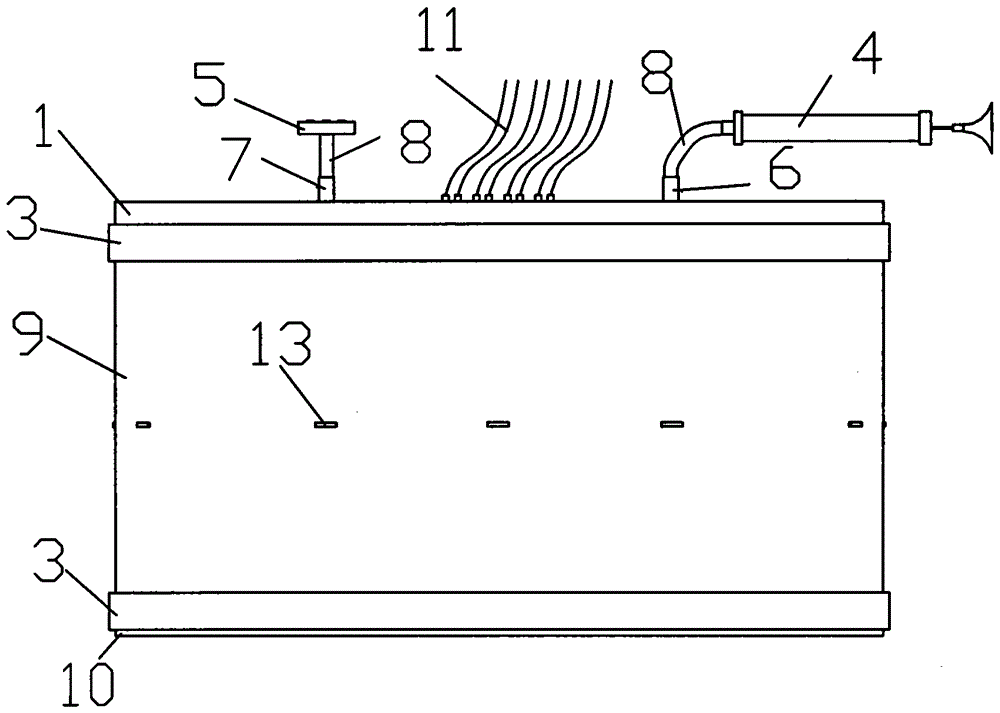 A uniform hydraulic pressure simulation loading device and method for tunnel structure model test