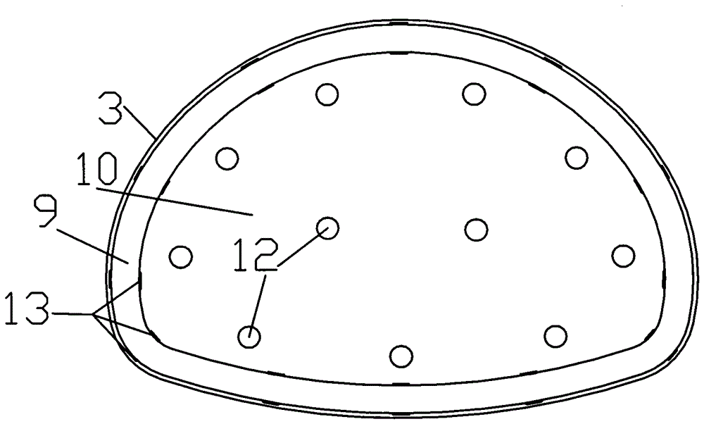 A uniform hydraulic pressure simulation loading device and method for tunnel structure model test