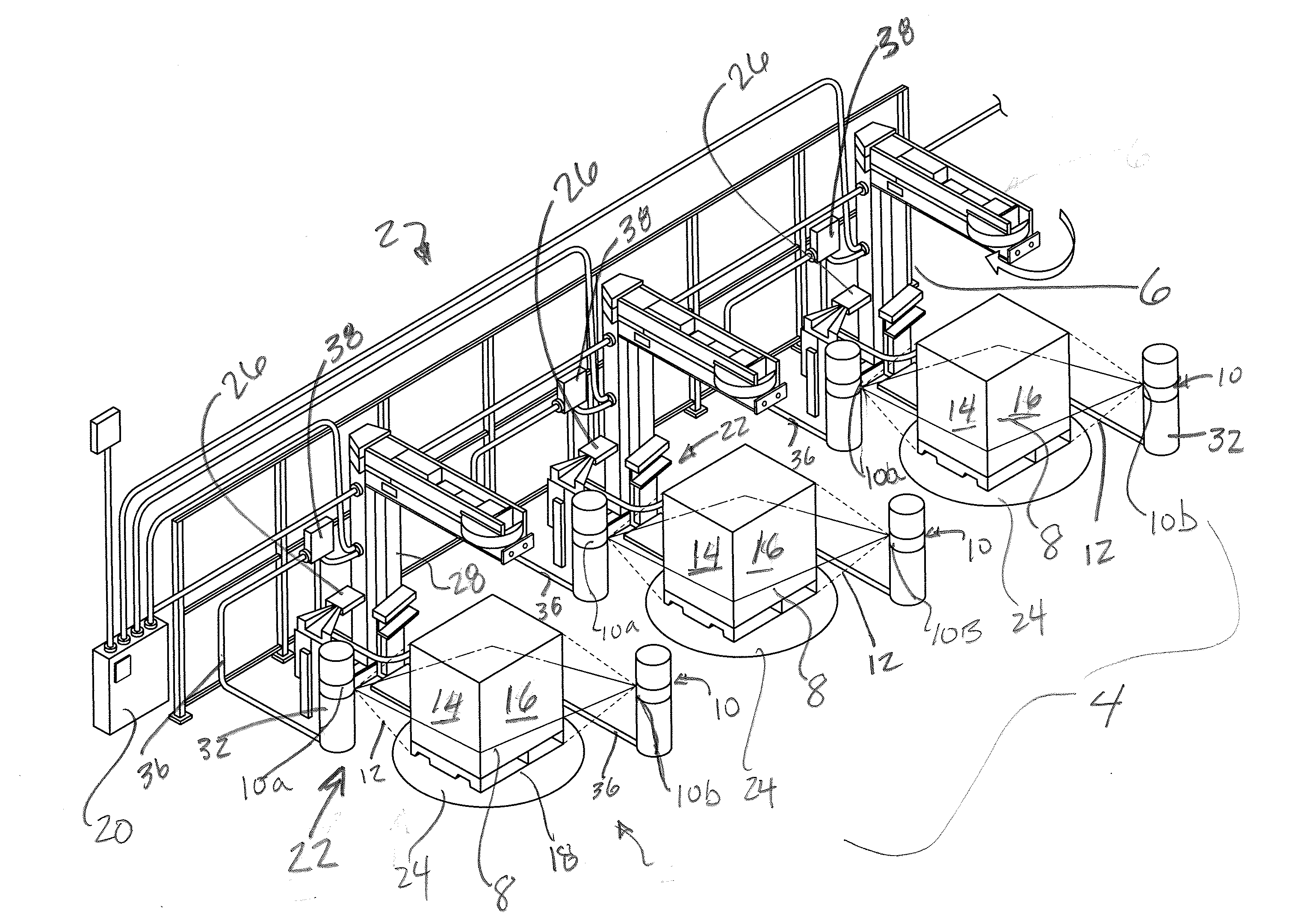 Pallet load sensing system