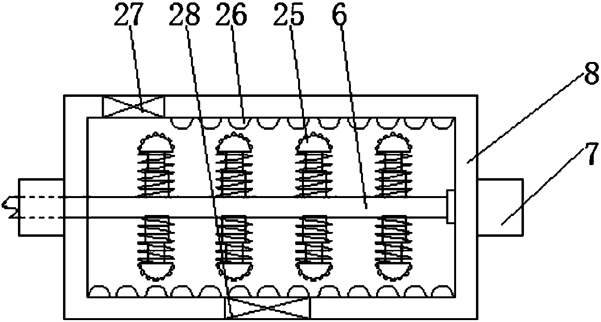 Rolling and screening device with drying function for tea leaves