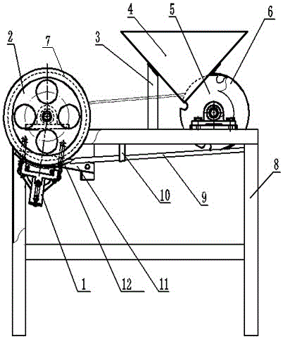 Cutter-inverted fresh lotus seed shelling machine and application method thereof