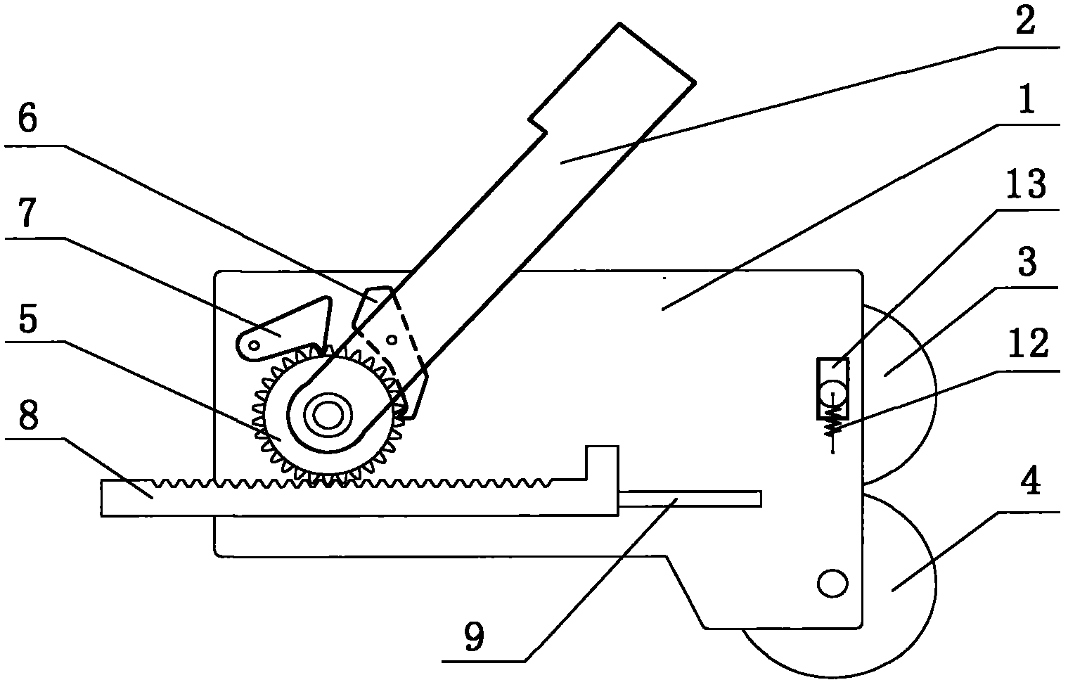 Toothpaste squeezing device