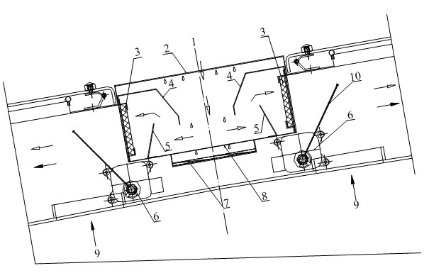 Overhead vehicle air conditioning unit