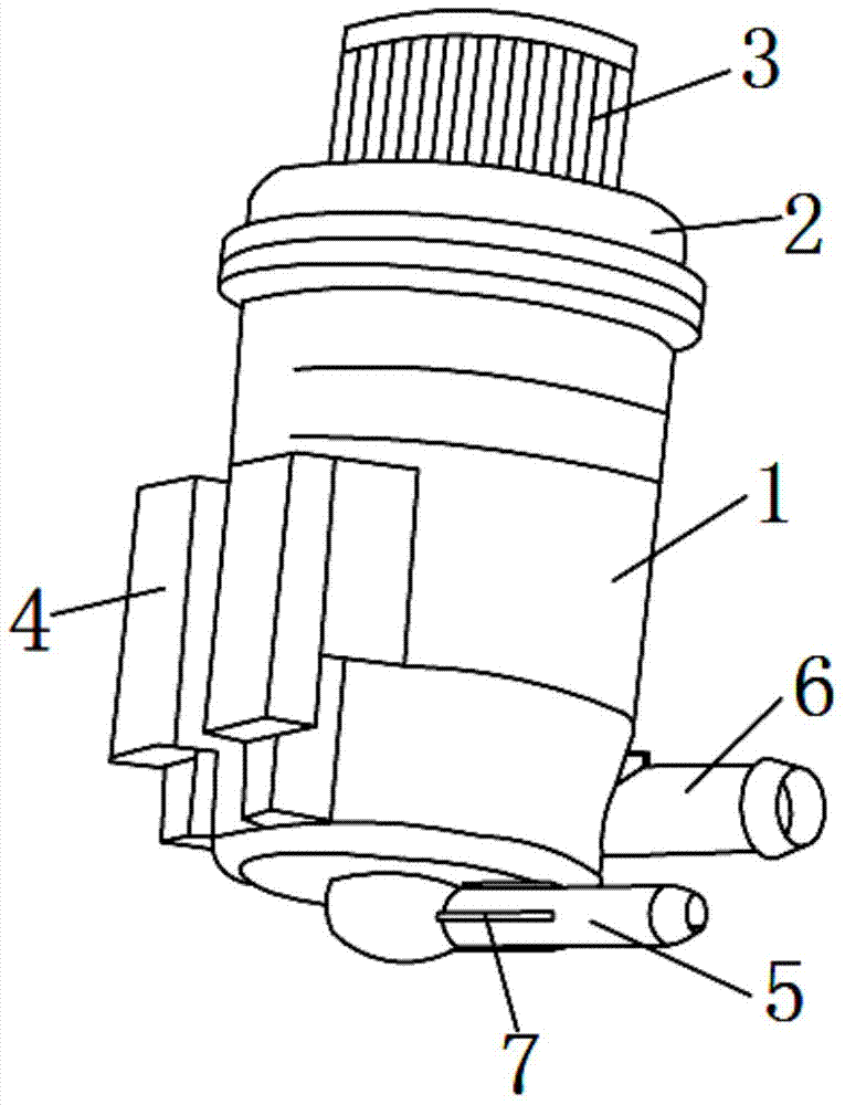 A kind of automobile steering liquid storage tank