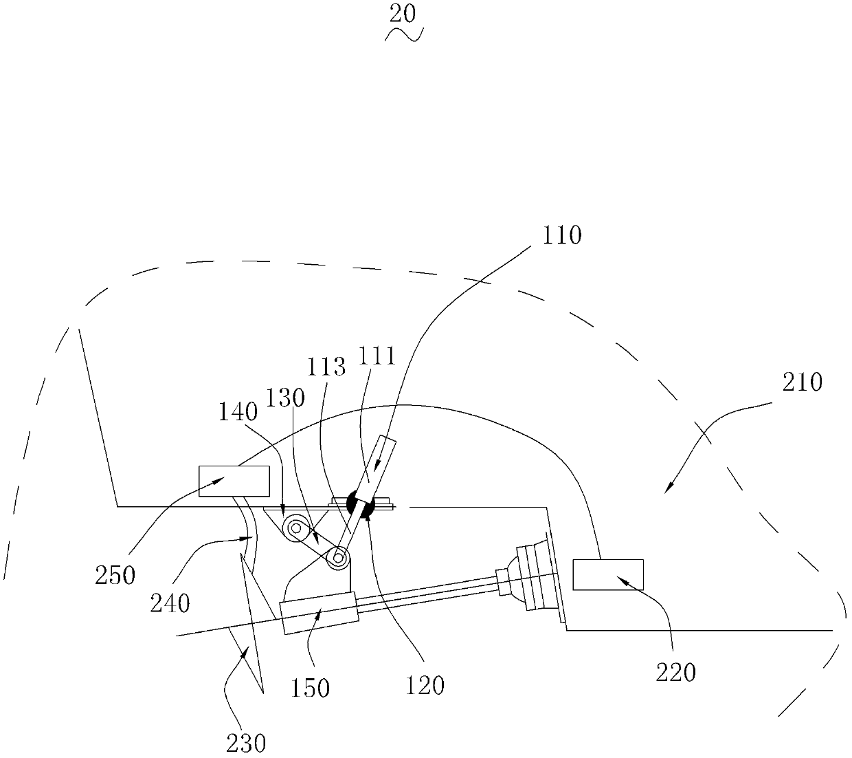 Adjustable drive system for surface paddle and boat