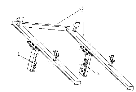 Vortex-induced vibration simulation test device for deep sea riser model with movable top end under uniform flow