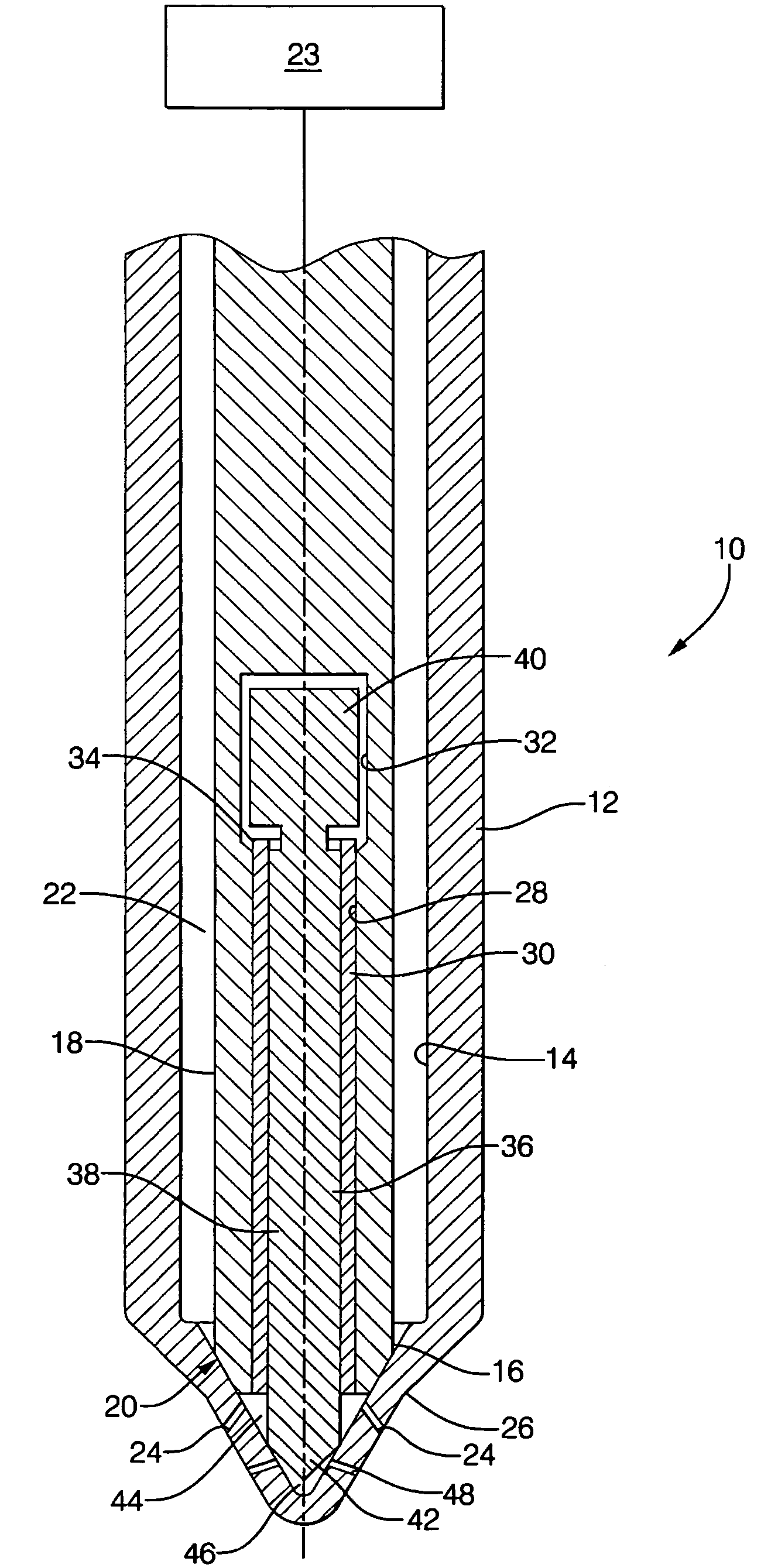 Apparatus and method for mode-switching fuel injector nozzle