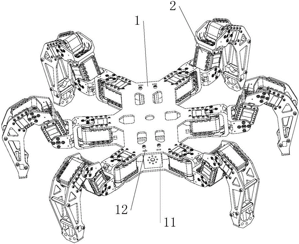 Six-legged robot