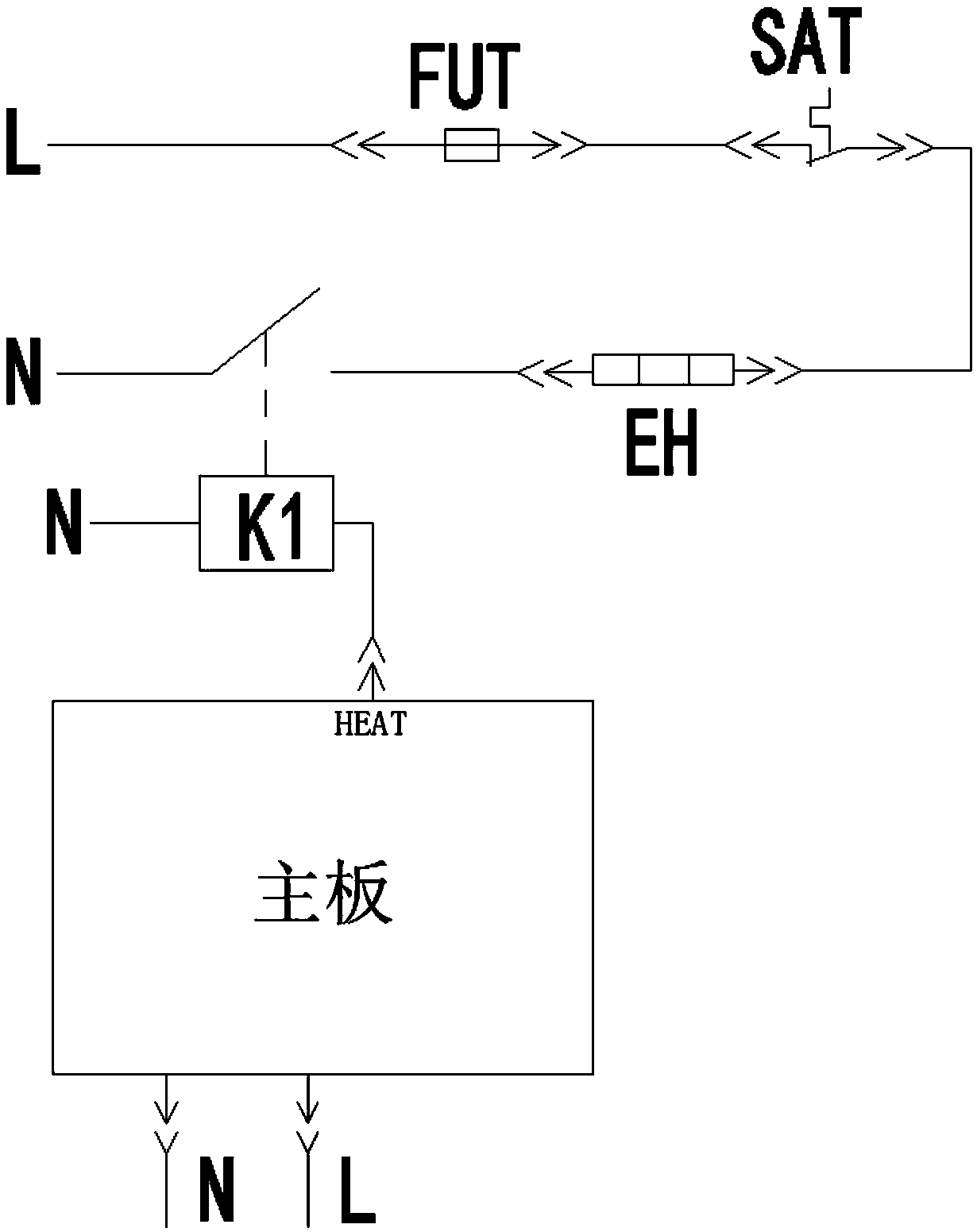 Electric heater protection device, air conditioning unit and electric heater protection method thereof