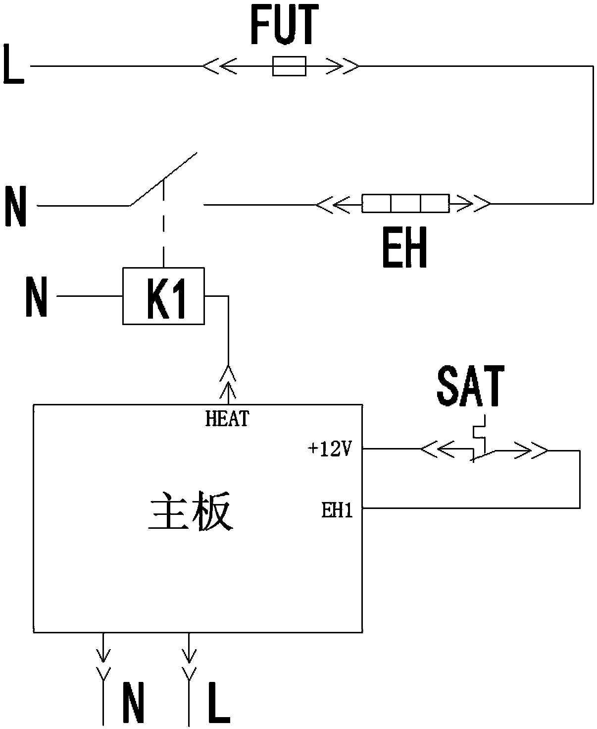 Electric heater protection device, air conditioning unit and electric heater protection method thereof