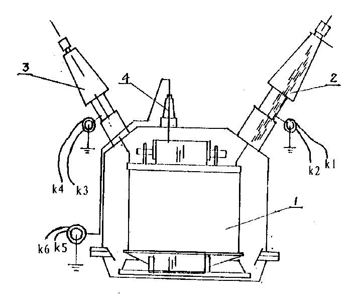 Testing method for on-line testing transformer internal insulating hidden trouble