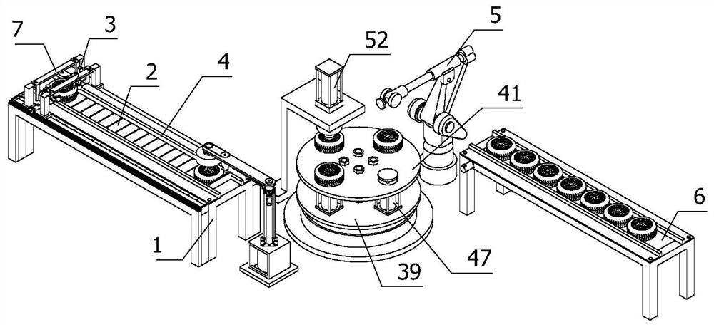 Intelligent automatic tire inflation equipment for automobile production line