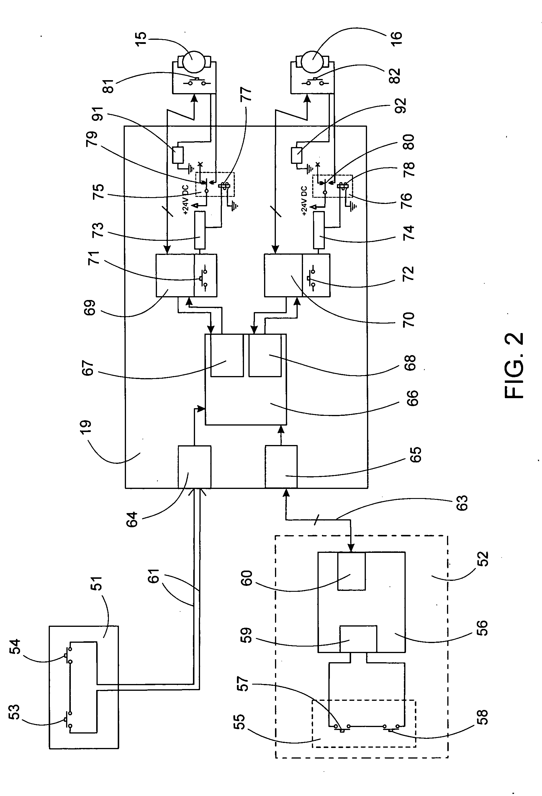 Leveling system for a height adjustable patient bed