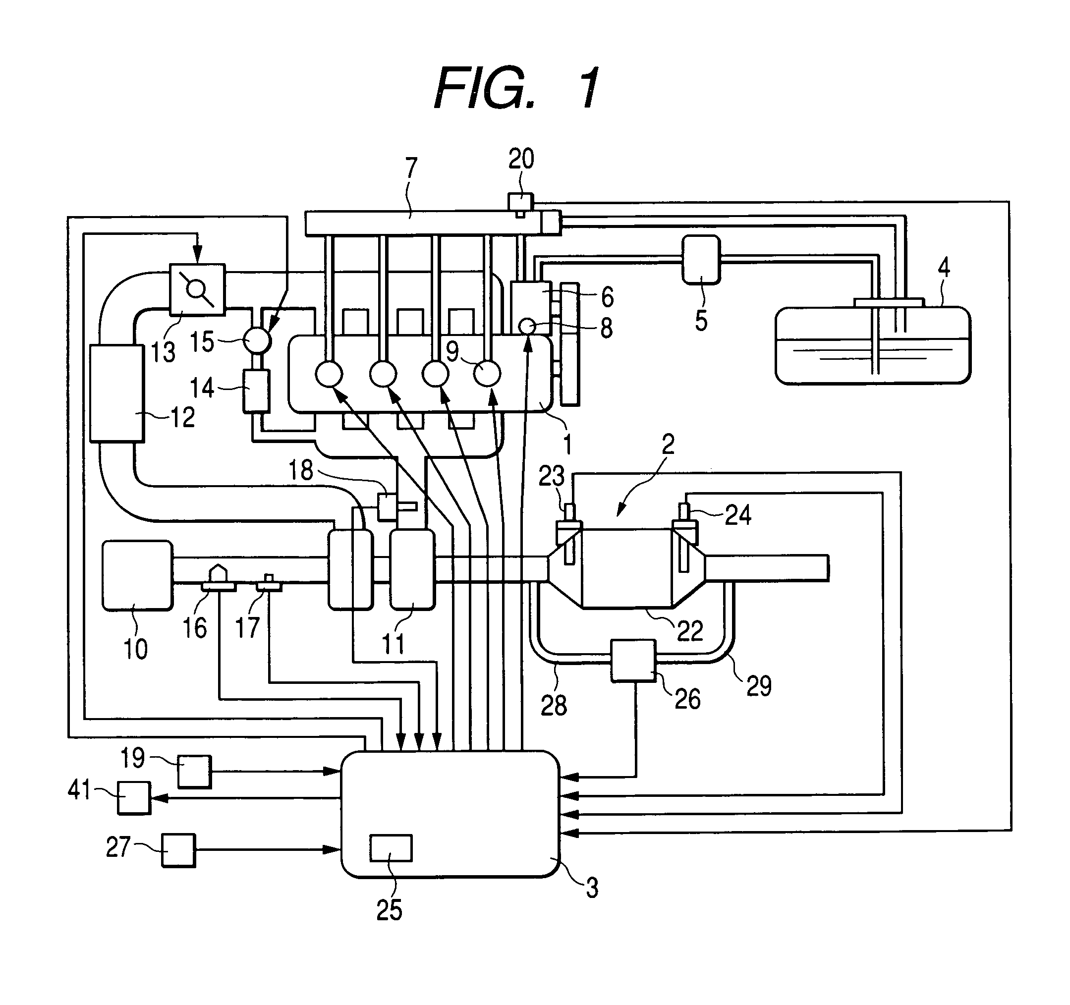 Catalyst deterioration detecting apparatus