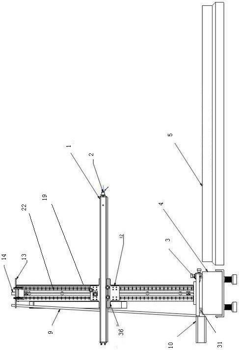 Horizontal arm type three-coordinate measuring and ruling machine