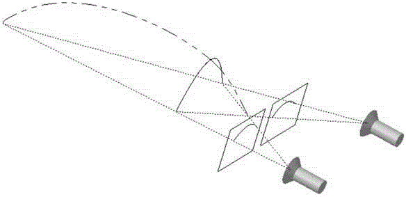 Airbag overall dimension detection method based on binocular vision