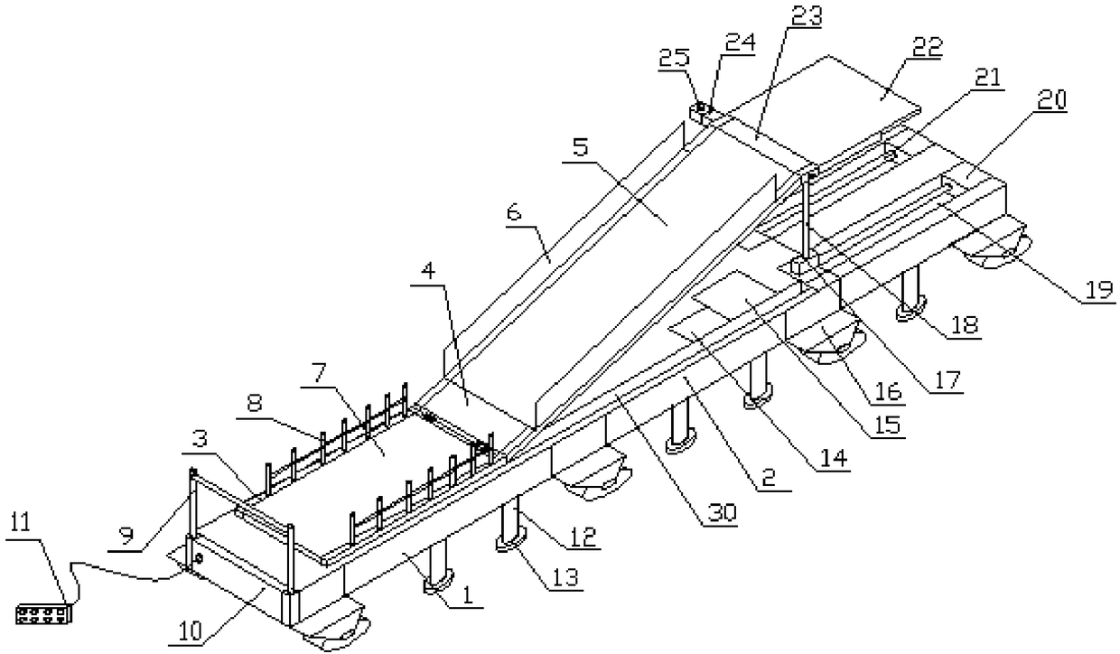 Mechanical logistics feeder capable of stacking and feeding goods at different heights