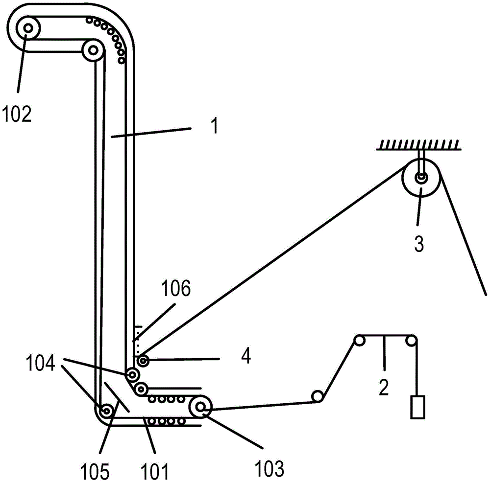 Disassembly and cleaning method of the old belt of the transfer tower bucket elevator