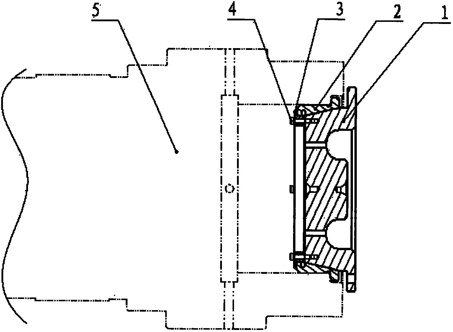 Hollow shaft outer circle grinding high-precision spring plug