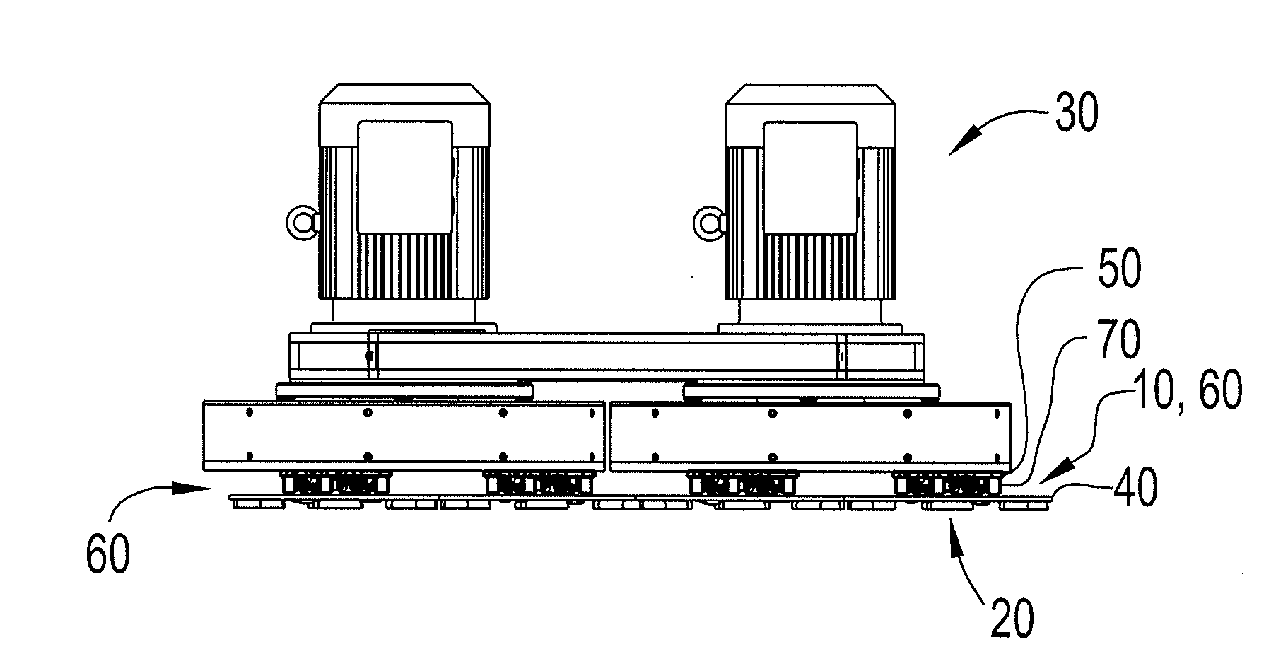 Grinding holder in a machining device