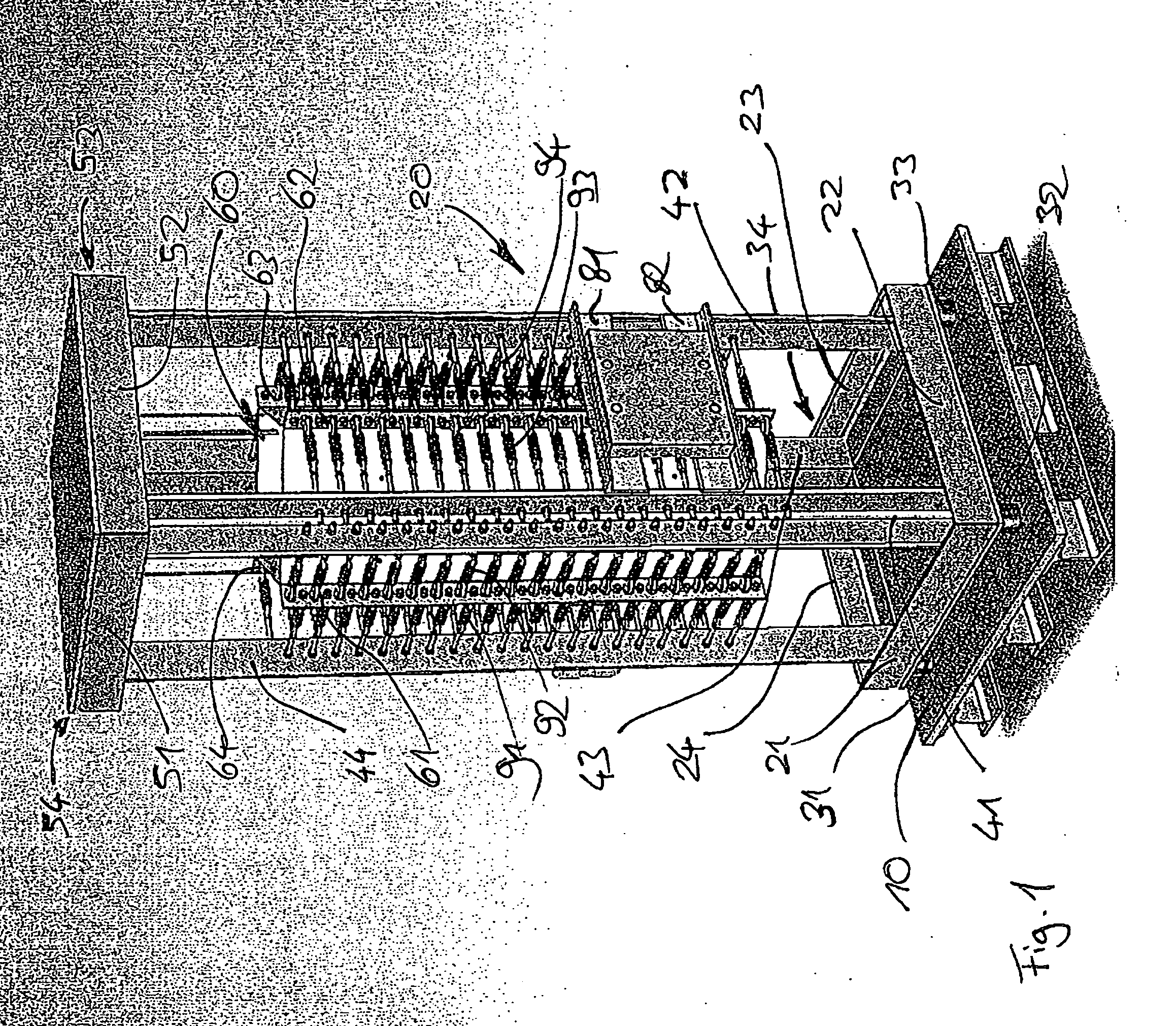 Drive device for a membrane filtration arrangement