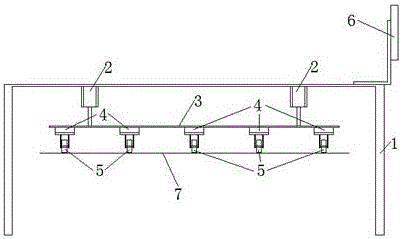 Tension on-line detecting device