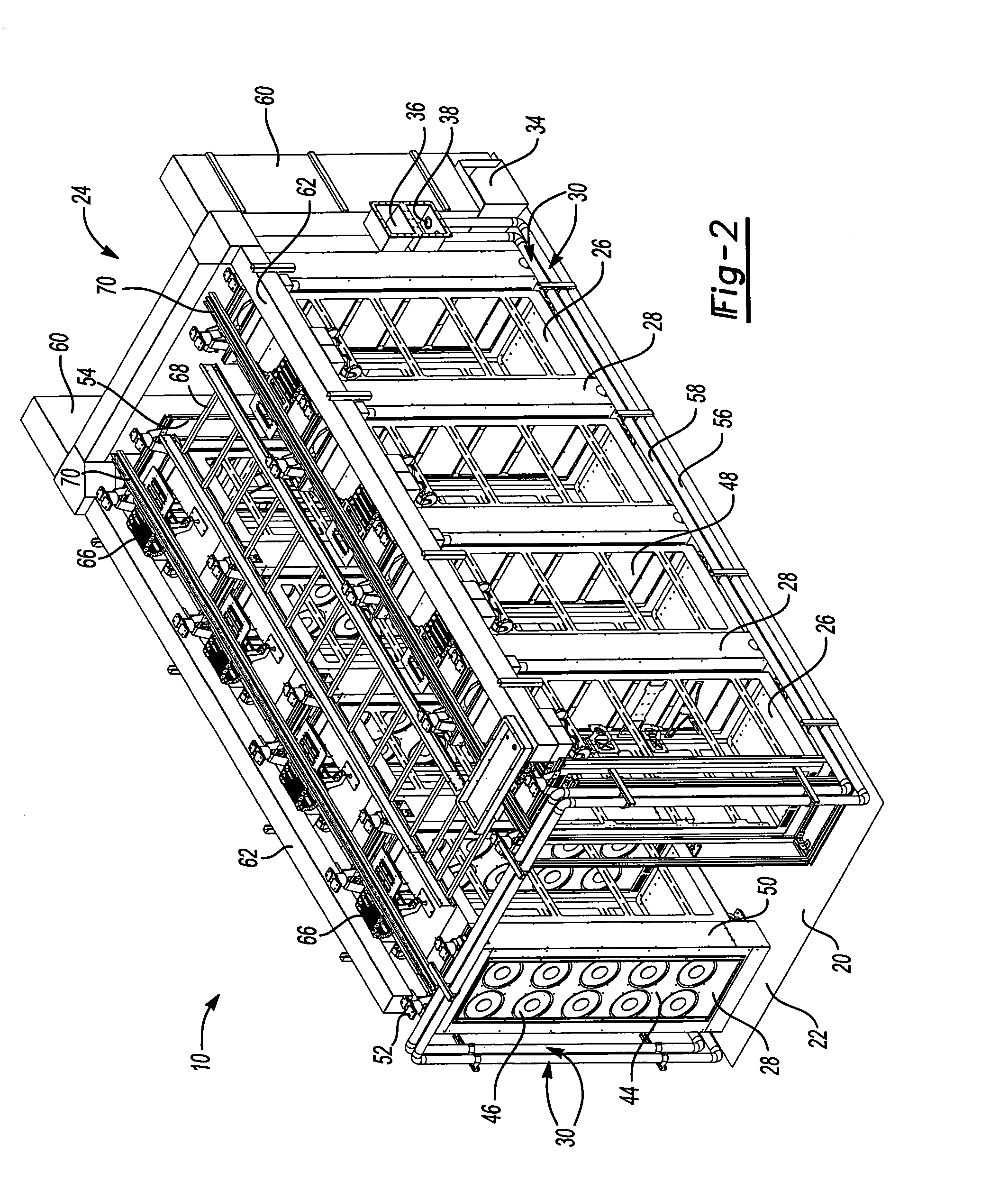 Balanced chilled fluid cooling system for a data center in a shipping container