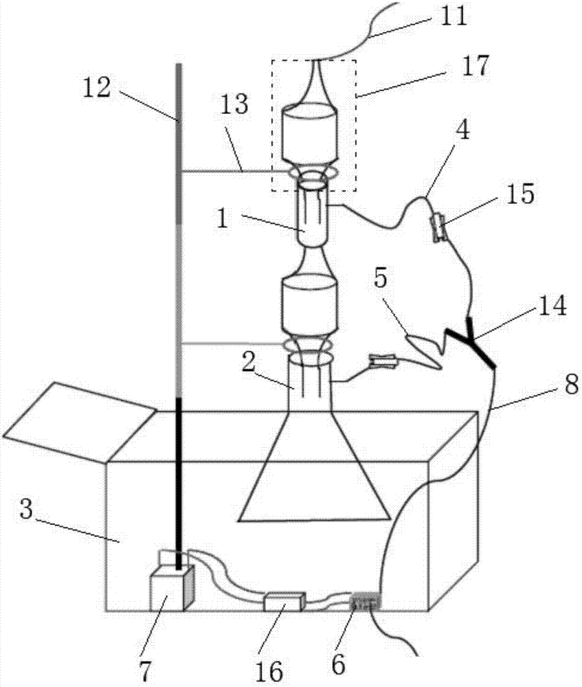 Portable step-by-step water sample suction filtration system