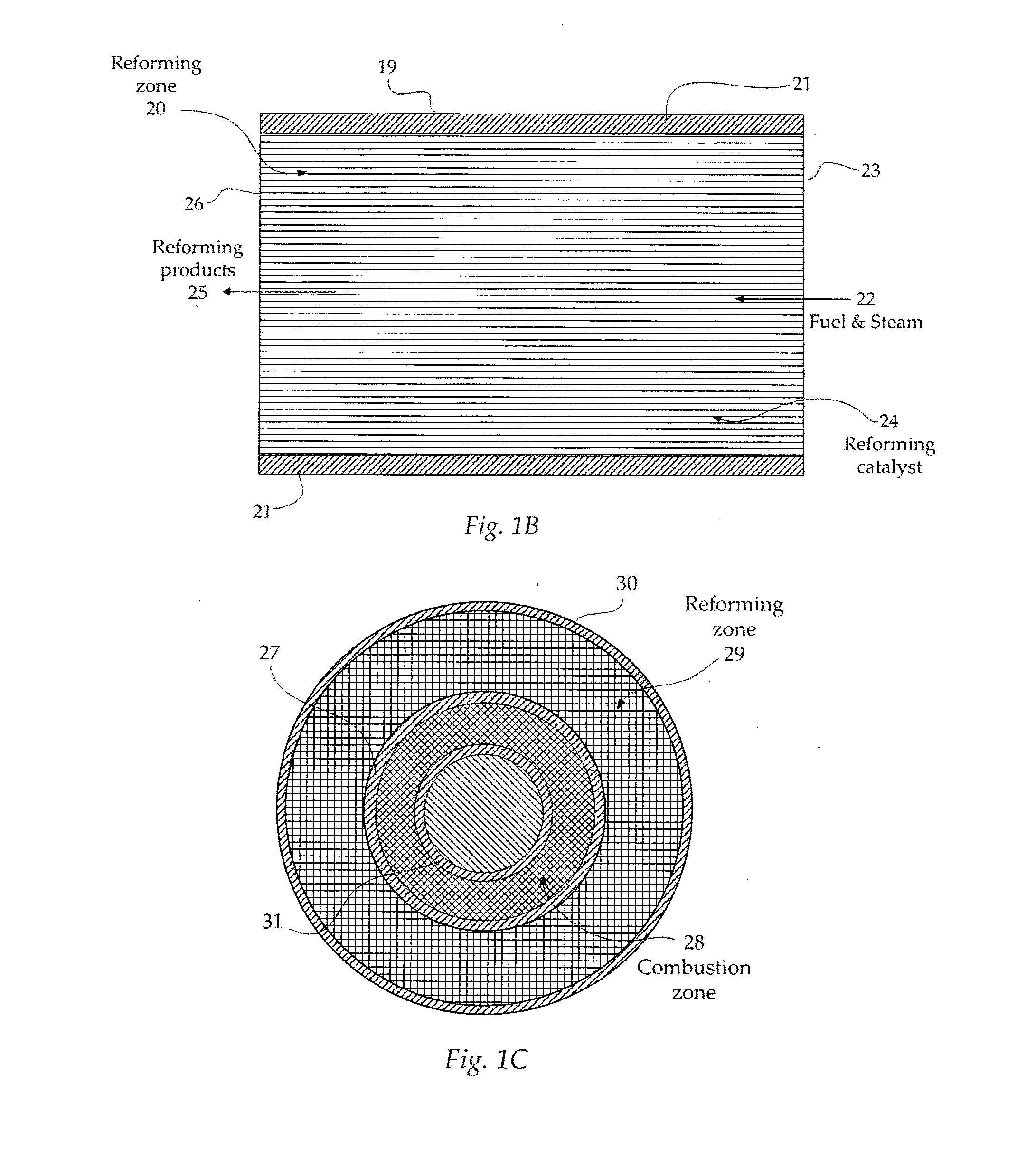 Catalytically heated fuel processor with replaceable structured supports bearing catalyst for fuel cell