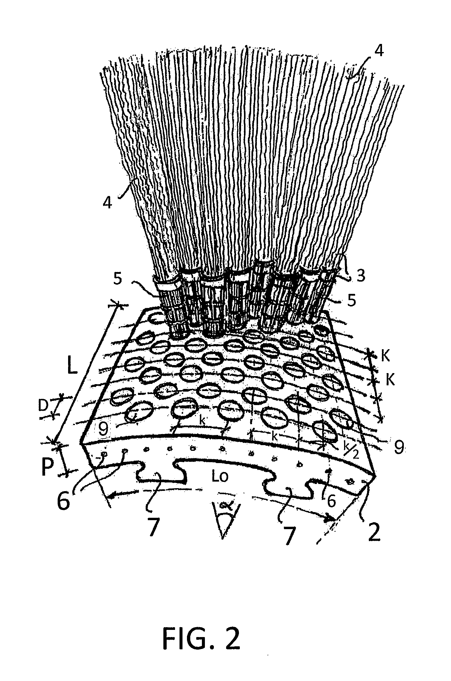 Brush parts holder