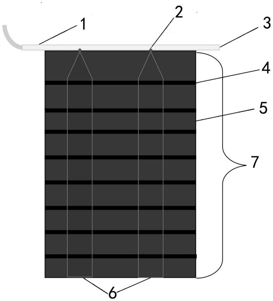 Method for testing rain imprint of real stone paint of outer wall