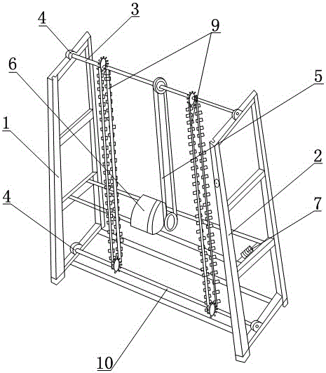 Electrodynamic climbing exercise machine