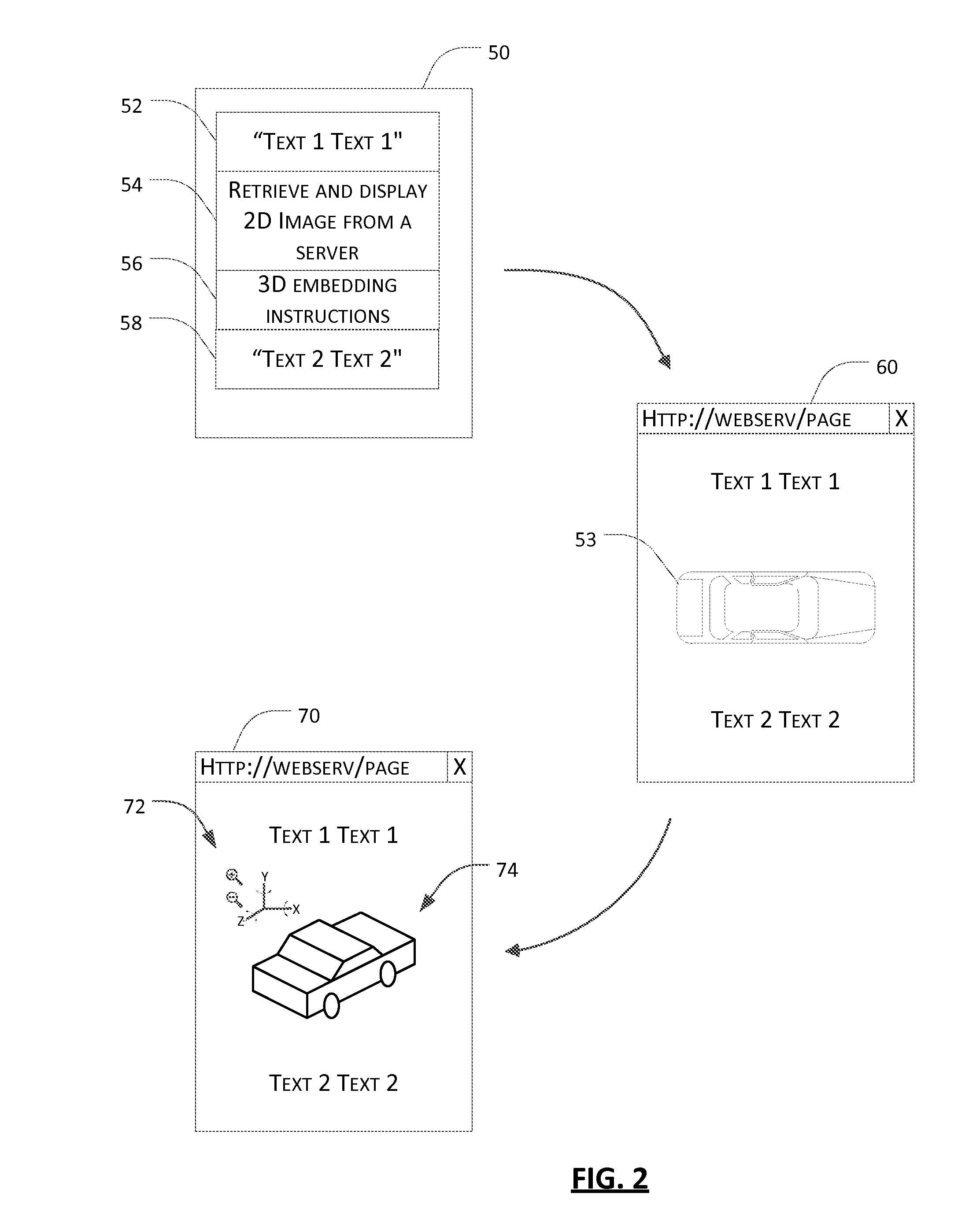 Systems and methods for transmitting and rendering 3D visualizations over a network