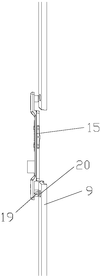 Side-action multi-locking-point structure of aluminum alloy screen window