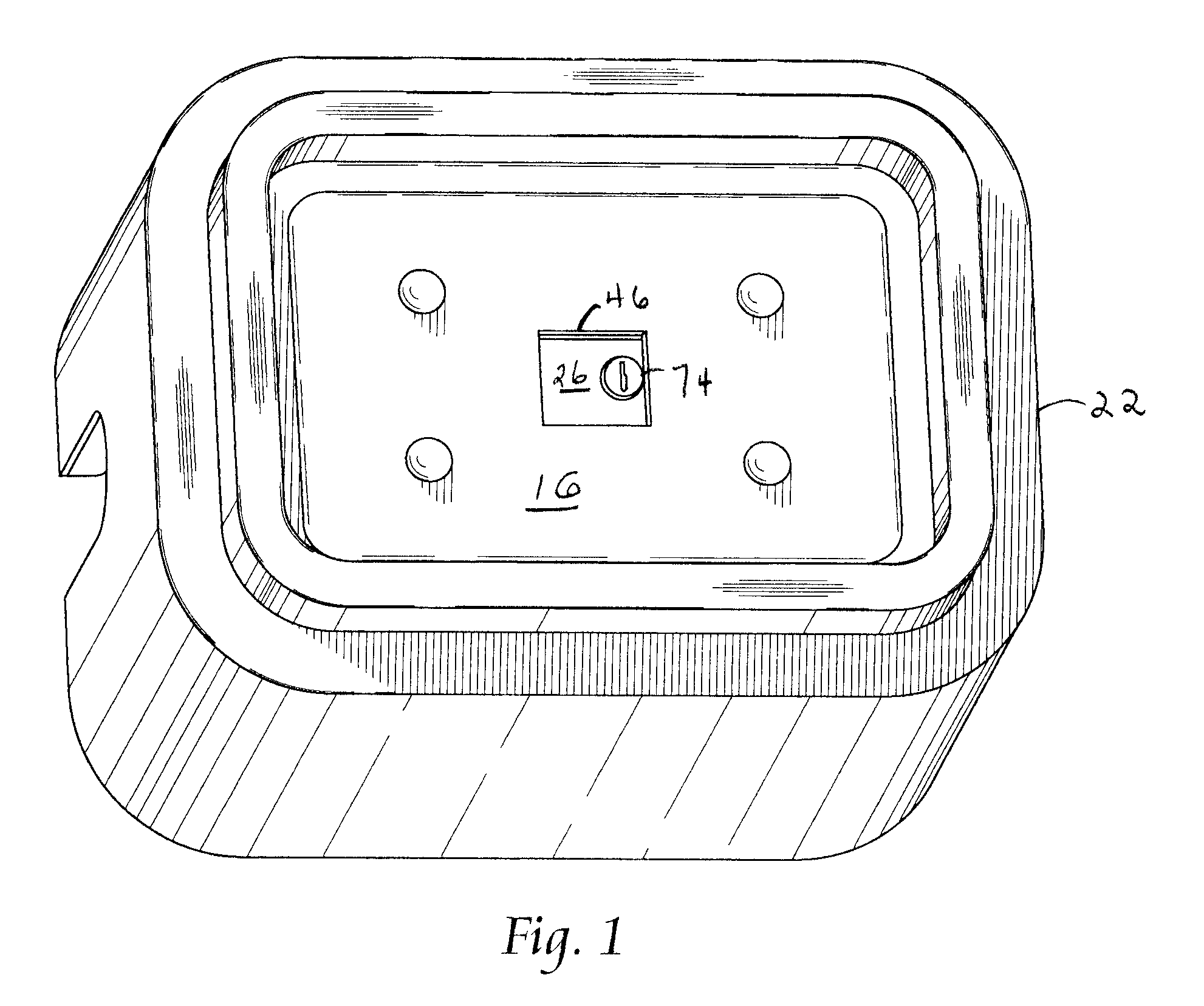 Tamper resistant locking device for underground enclosures and method