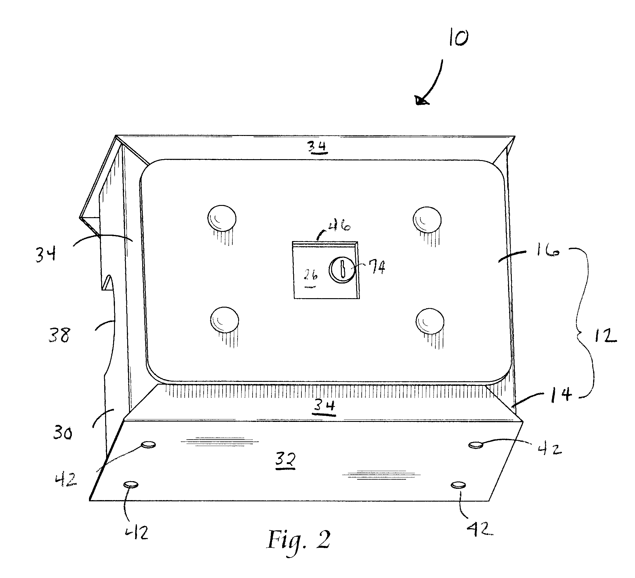 Tamper resistant locking device for underground enclosures and method