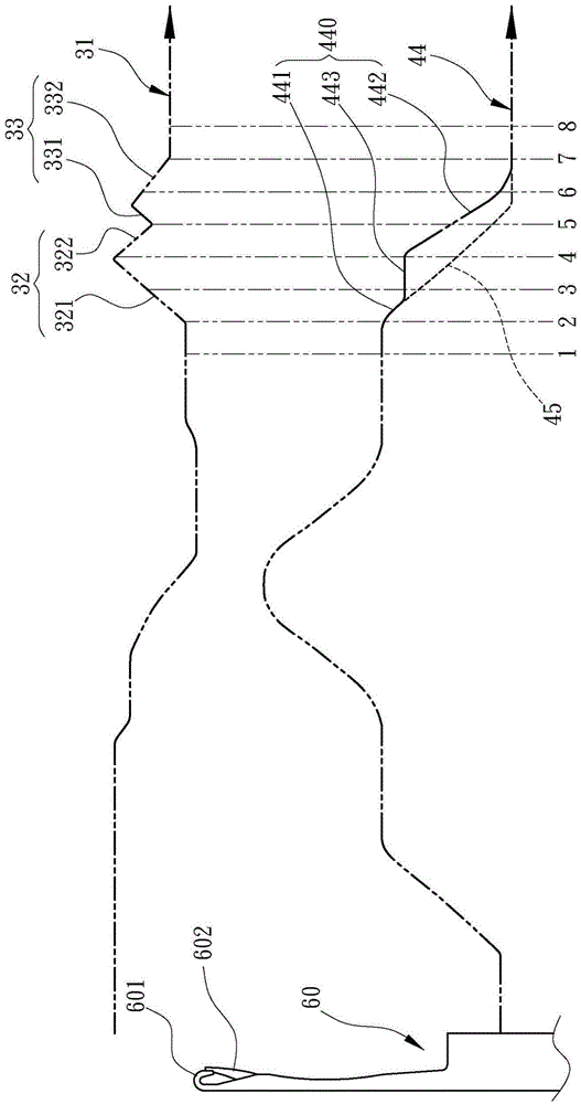 Method for flat bed knitting machine to knit yarn changing plating by single surface of technique face