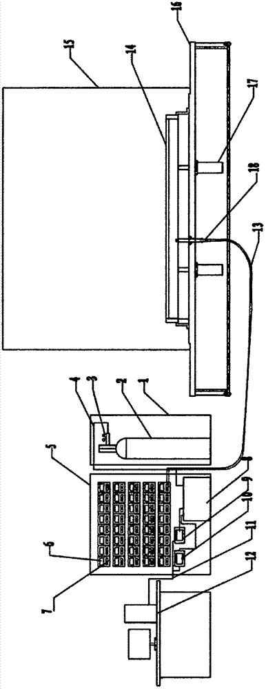 A Gas Emission Simulation System Used in Physical Similarity Simulation Experiments