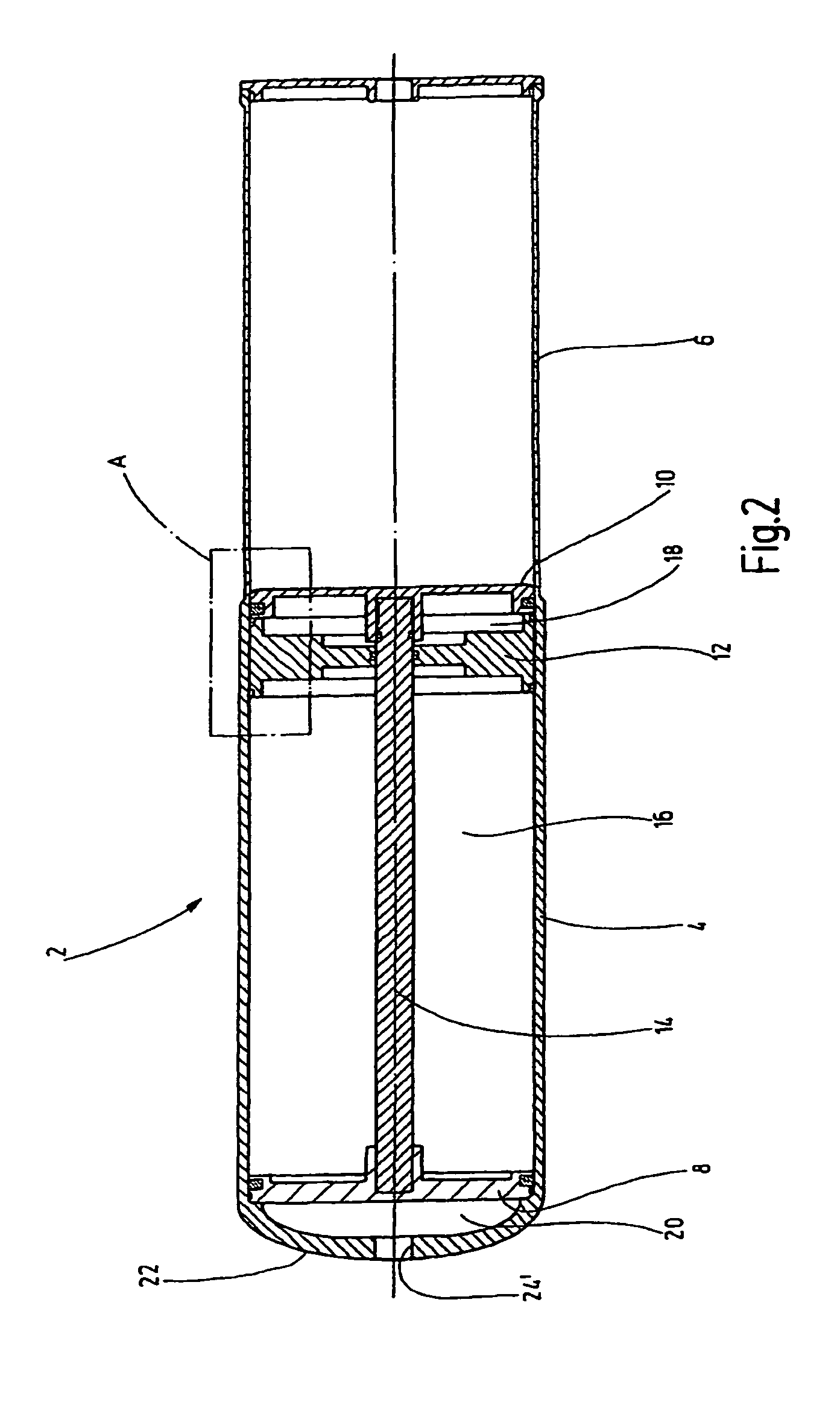 Dual piston accumulator