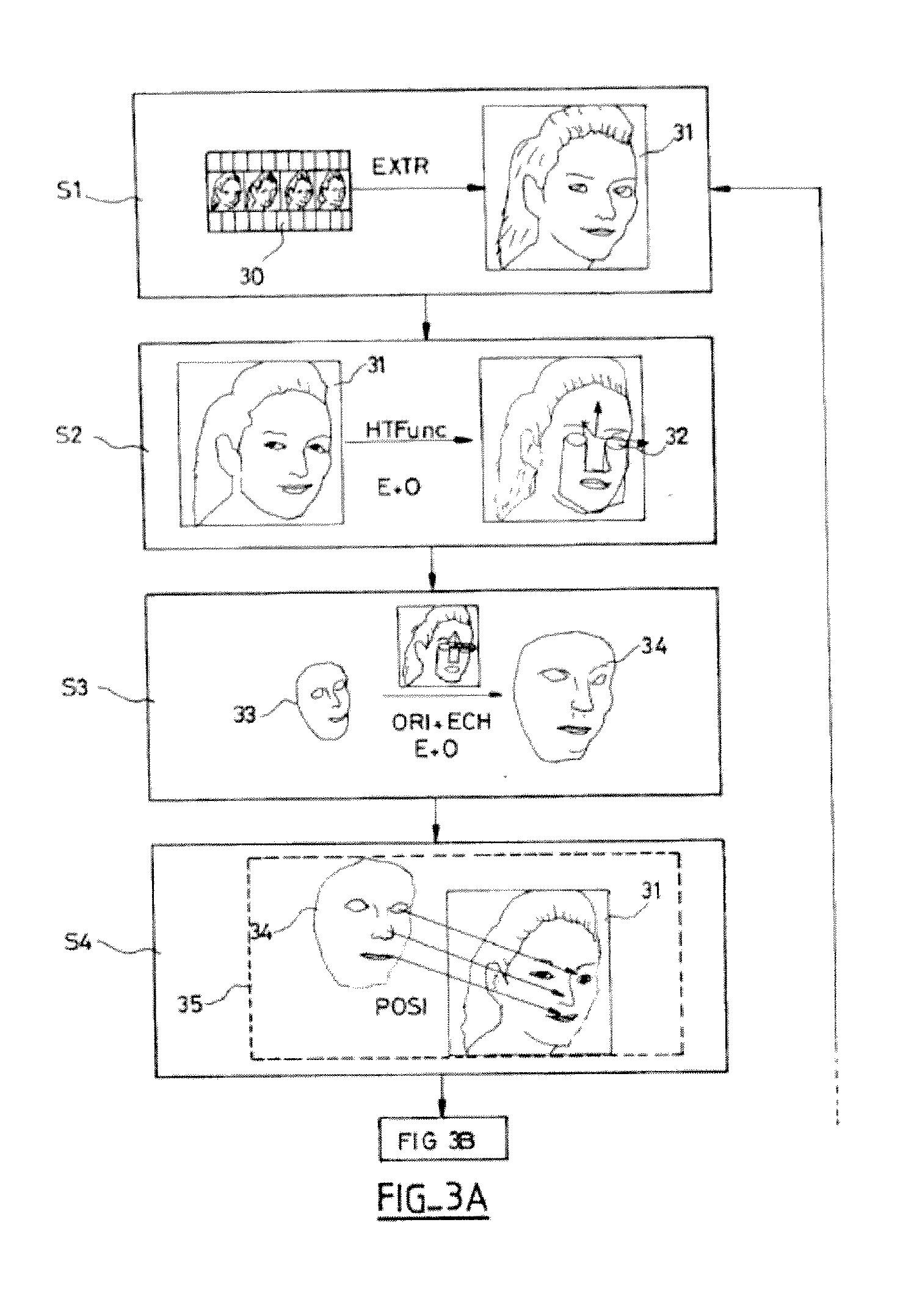 Method of real-time cropping of a real entity recorded in a video sequence