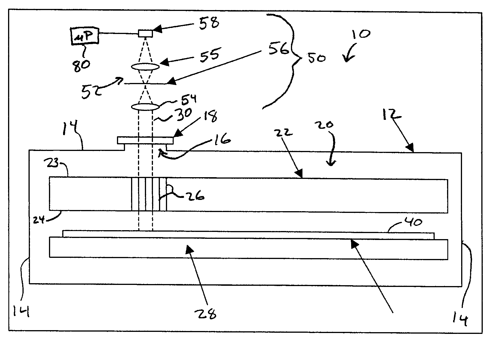 Devices, systems and methods for determining temperature and/or optical characteristics of a substrate