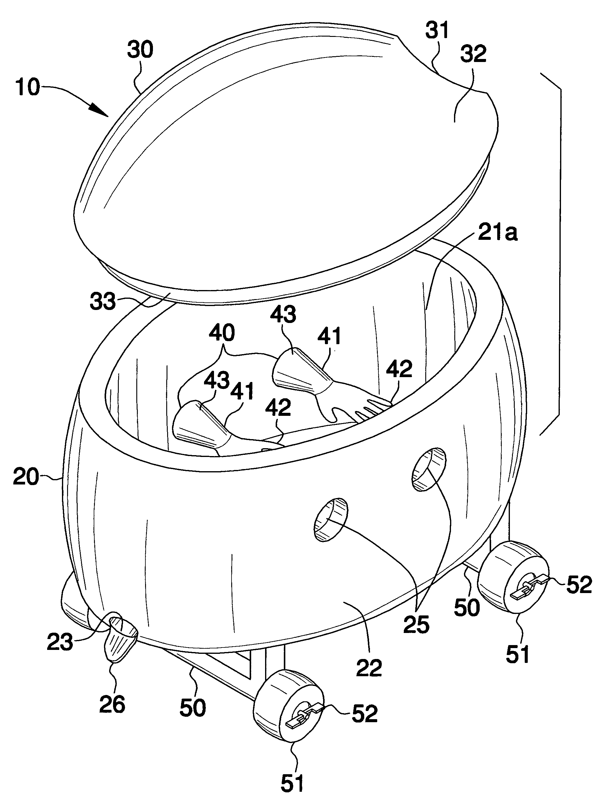 Transportable animal washing apparatus