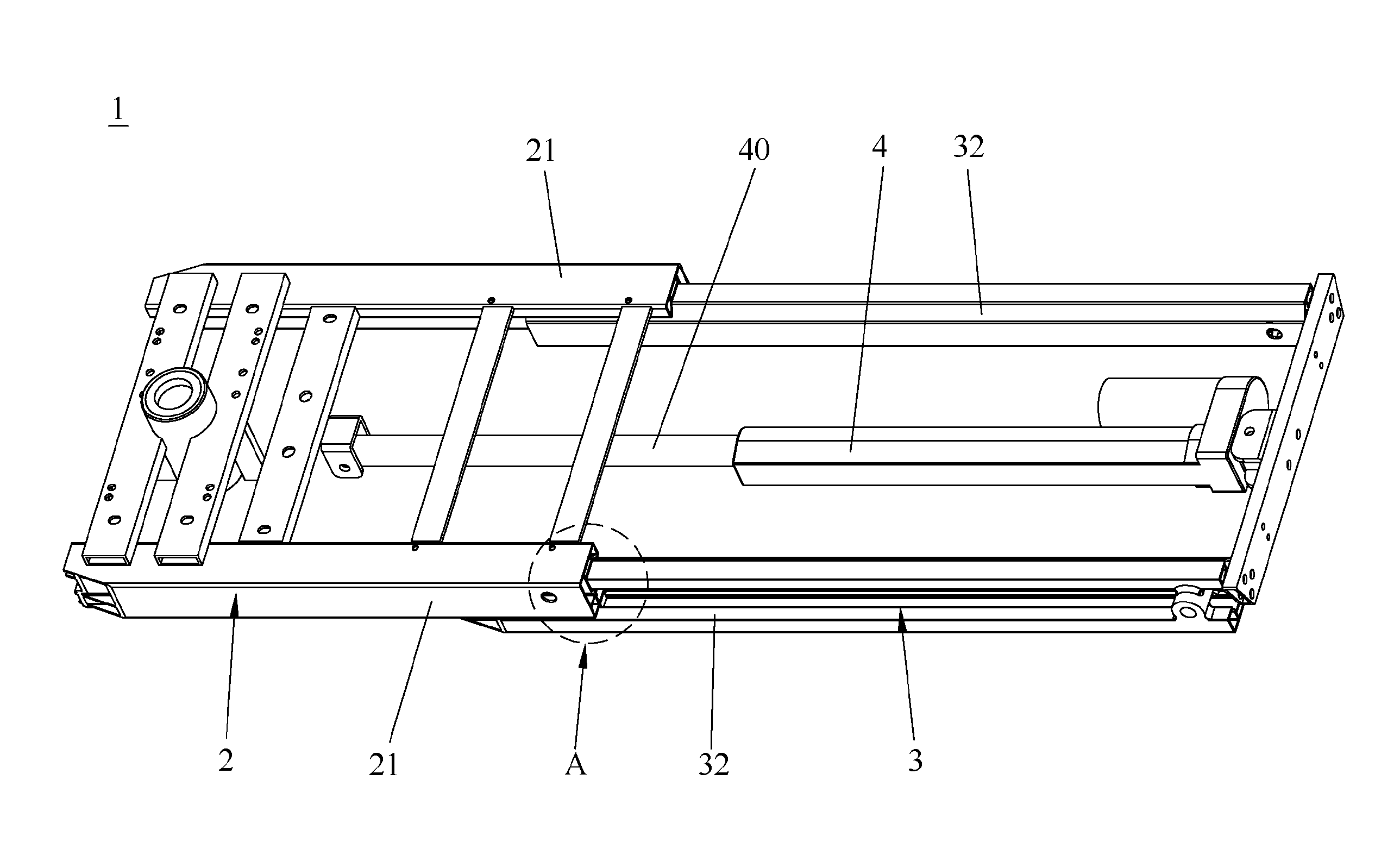 Telescopic frame