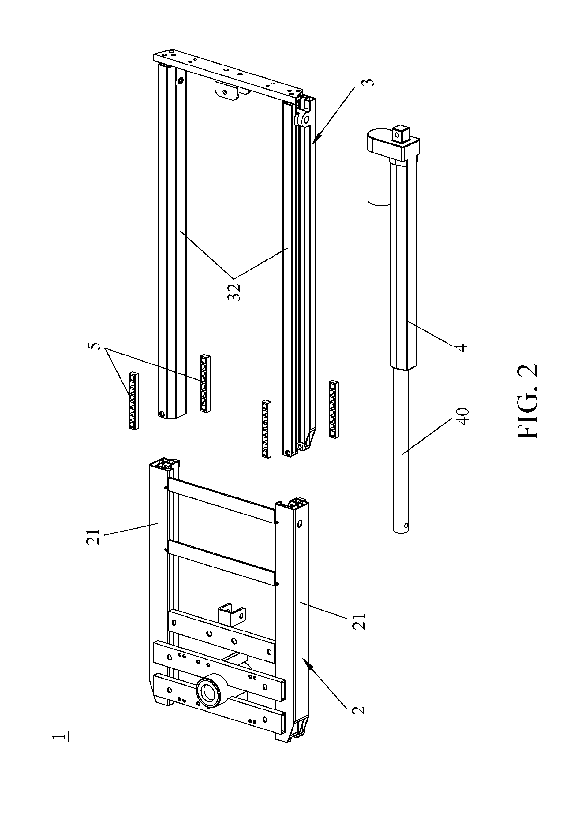 Telescopic frame