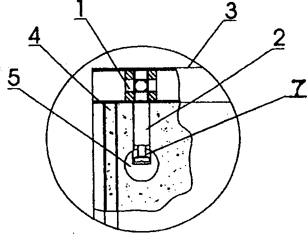 Un-disassembled expandable type plate-connecting structure